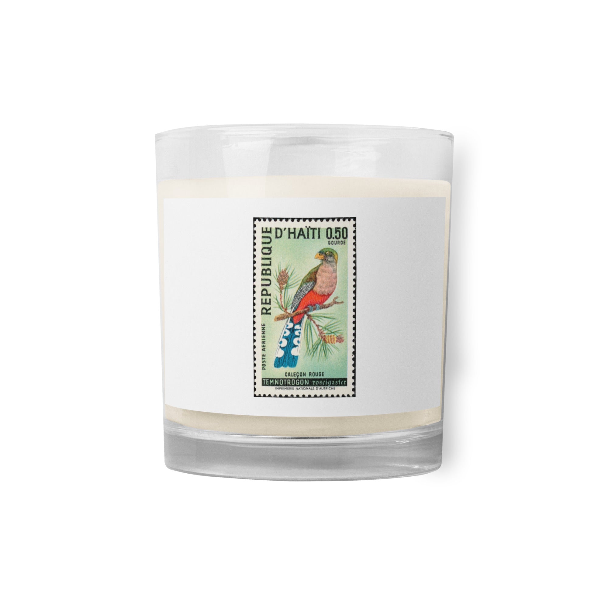 Caleçon Rouge Glass jar soy wax candle